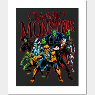 Classic Monsters Posters and Art